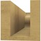 Ekena Millwork 4in. W x 4in. H x 16in. L Carmel Woodgrain TimberThane Rafter Tail, Primed Tan RFTUR04X04X16CARRCPR - alternate 6
